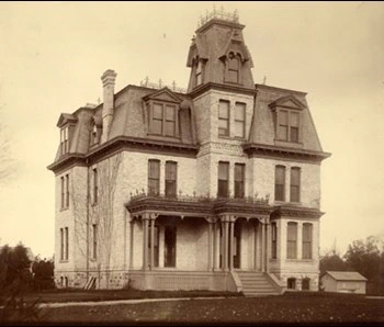 Early 20th century view of the home that would become Cowles House